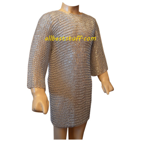 Aluminum Maille Shirt Flat Solid Ring Chest 50 Long Sleeve