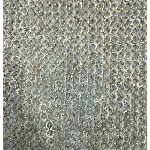 20 X 20 inch Square 18 G 9 MM Stainless Steel Maille Sheet