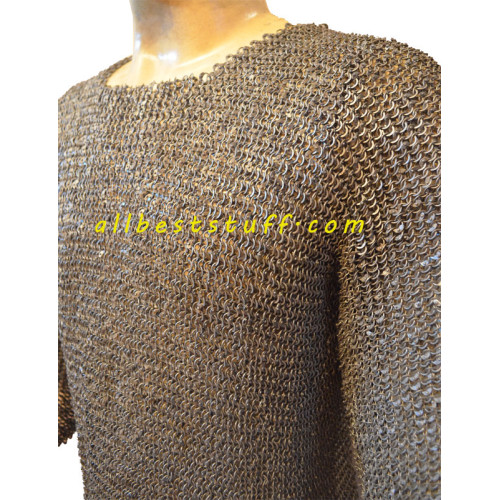 SALE! Chain Mail Shirt Smaller Ring 6 MM Round Riveted Chest 38