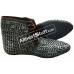 Leather Shoes with Stainless Steel Chain Mail