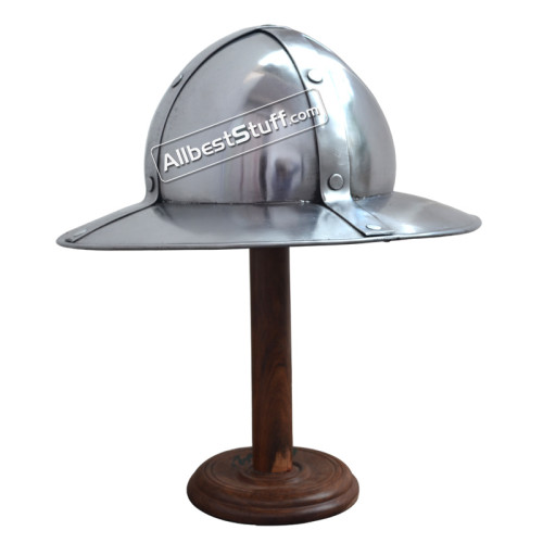 SALE! Antique Medieval Banded Kettle hat 1,6mm steel helmet