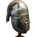 Roman Cavalry Imperial Garlic Helmet 18 Gauge with Brass Mask