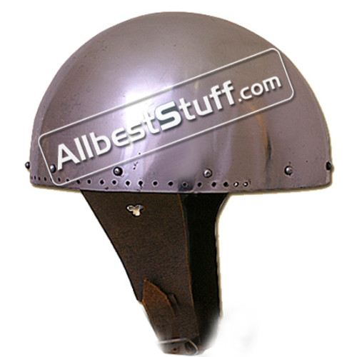 Medieval 14 Gauge Secret Helmet Steel Battle Ready