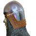 Medieval Bascinet Helmet Strong 14 G Steel Comes with Aventail
