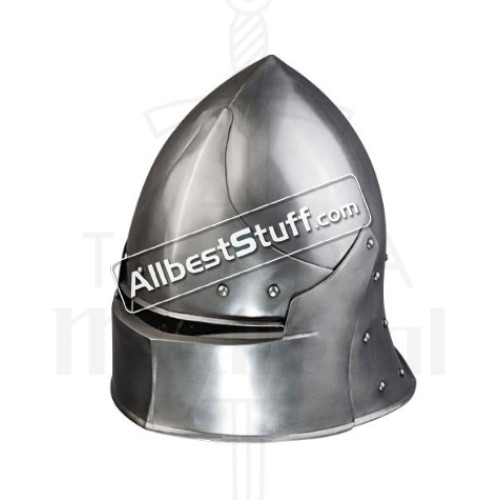 Medieval Coventry Sallet Helmet made from Strong 14 Gauge Steel