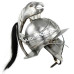 Medieval Spartacus Gladiator Helmet Made of 18 Gauge Steel