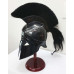 Trojan Helmet Achillies Steel with Black Crest