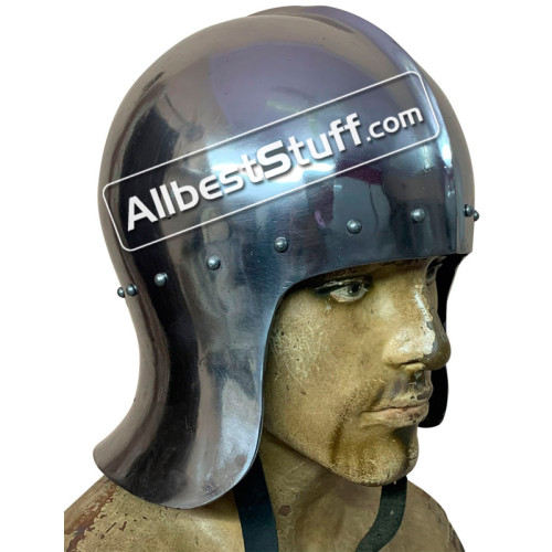 Medieval English Archers Helmet 15th Century 16 Gauge Steel