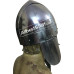 Medieval Nasal Bar Helm with Cheekplates 18 Gauge Steel