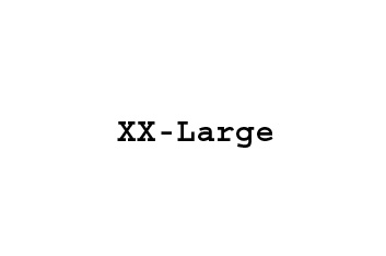 XX-Large + $10.00