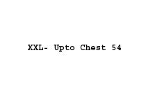XXL - Upto Chest 54 